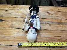 Bearded Toronto Maple Leafs Hockey Wooden Nutcracker Statue ! - Photo 9
