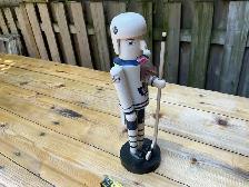 Bearded Toronto Maple Leafs Hockey Wooden Nutcracker Statue ! - Photo 10