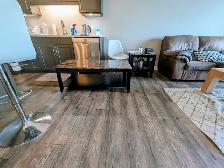 Faux marble look coffee table