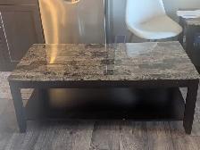 Faux marble look coffee table - Photo 2