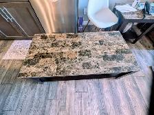 Faux marble look coffee table - Photo 3