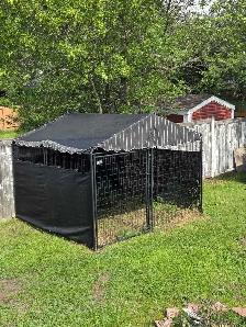 Outside dogcage