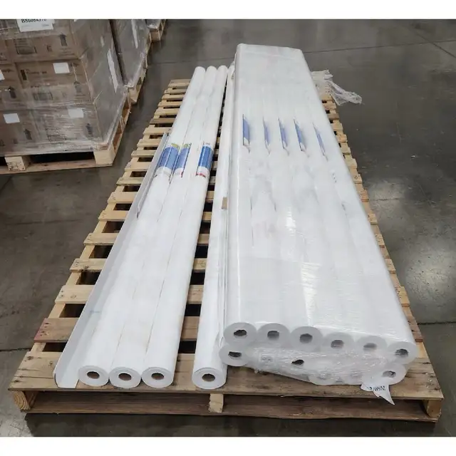 Full rolls of tyvek house wrap