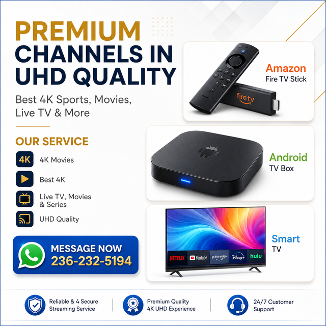 Smart 4K TV Services