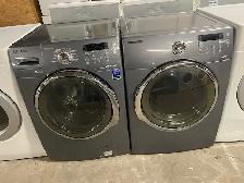 Laveuse sécheuse frontales grise Samsung ( remis a neuf )