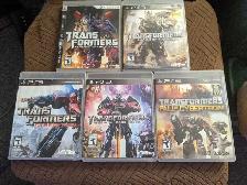 Transformers PS3 Lot