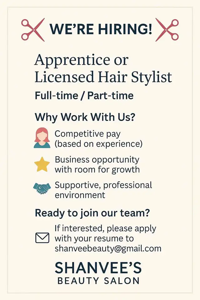 Hairstylist needed!