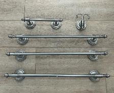 Bathroom Towel Racks and Toilet Roll Holder