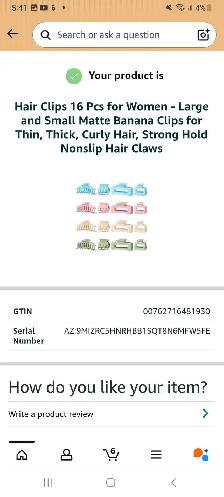 Brand New 16-Pc Multi-Shape Hair Claw Clip Box Set (read descrip - Photo 3