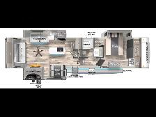 2023 Forest River RV Cherokee Arctic Wolf Suite 3550