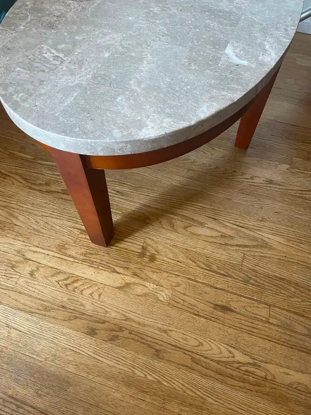 Marble coffee table