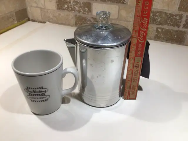 Aluminum Coffee percolator 3-4 cup