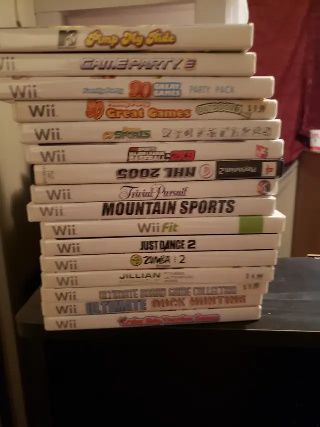 16 Nintendo wii games