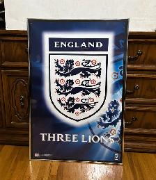 2000 England Three Lions Crest National Football Team Logo