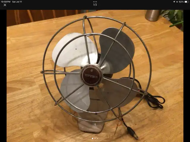 Torcan - fan 9"  - air movement