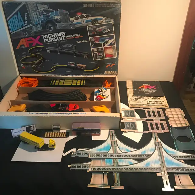 AFX Slot Car Set
