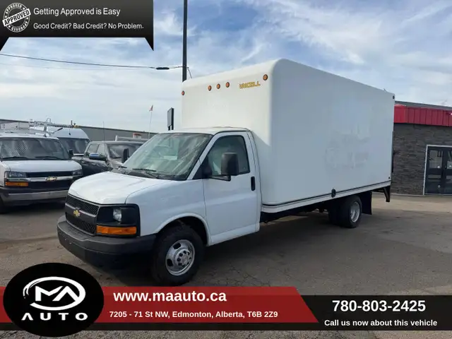 2017 Chevrolet Express 3500 16 Feet Cube van - Comes with a Powe
