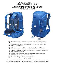 Eddie Bauer Adventurer Trail 30L Backpack (Never Used) - Photo 5