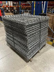 Used light duty wire mesh decks 42" x 46" for pallet racking - Photo 3