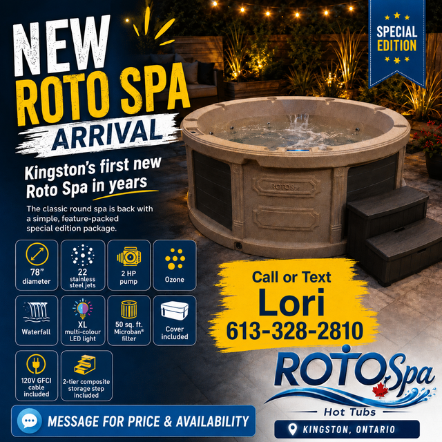 Rotospa hotTubs sales service and rentals ,