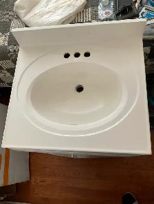 New 24 inch vanity with Used sink. - Photo 3