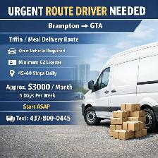 Urgent Driver Needed