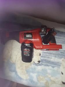 Black& Decker cordless Reciprocating with 1 battery, charger $65