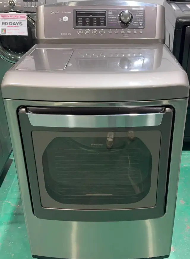 Metallic Gray LG Dryer with Steam function (D7521)   delivery