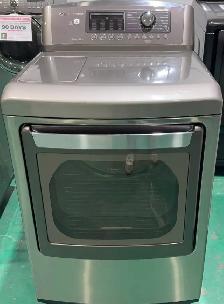 Metallic Gray LG Dryer with Steam function (D7521)   delivery