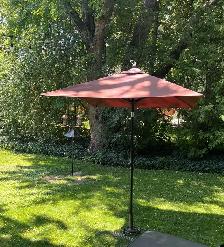 Patio Umbrella with Iron Stand - Photo 2