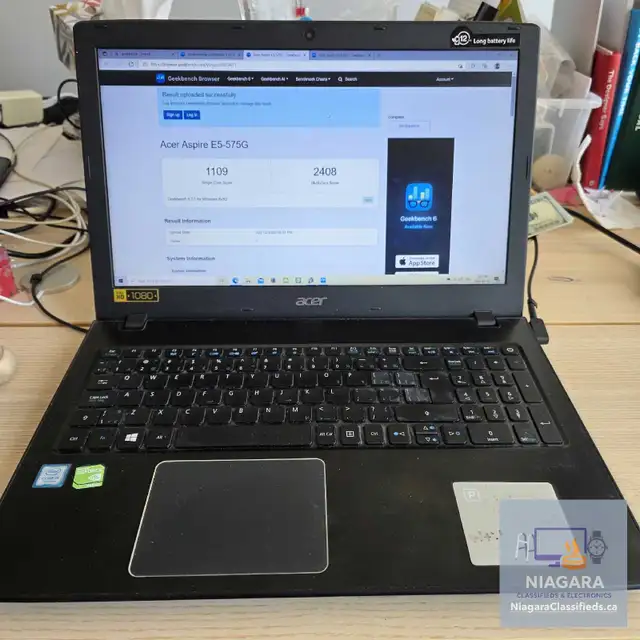 Acer E5-575G Laptop - NEW THERMAL PASTE & PADS!