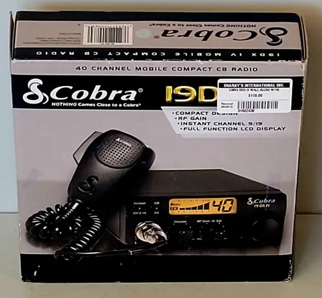 Cobra I9DX IV Mobile CB Radio (31602430)