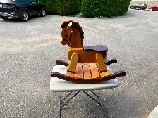 MAGNIFIQUE CHEVAL À BASCULE POUR ENFANTS - Photo 2