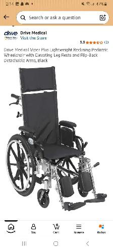 BRAND NEW DRIVE VIPER PLUS RECLINING WHEELCHAIR - Photo 8