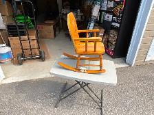 VINTAGE : SUPERBE CHAISE BERÇANTE POUR ENFANT AVEC MUSIQUE - Photo 6