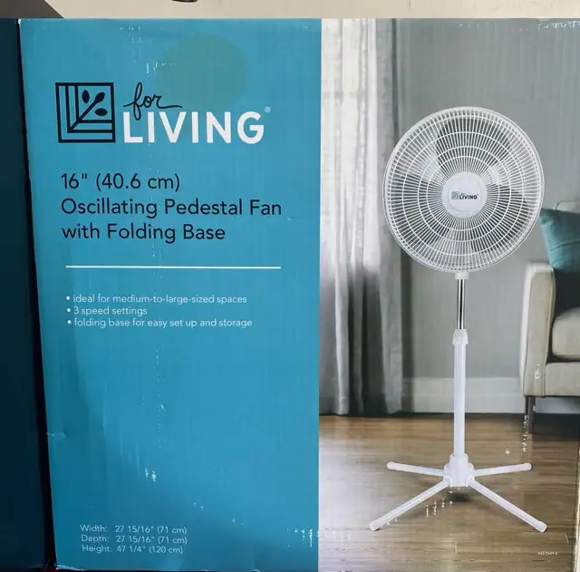 Pedestal Fan, 16'