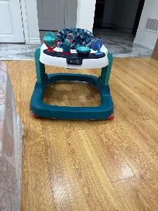 baby walker , car seat , high chair and 75 inch tv Samsung