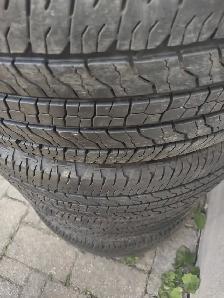 265-60R18x4 pneus été Goodyear Wangler Fortitude .Excellent état