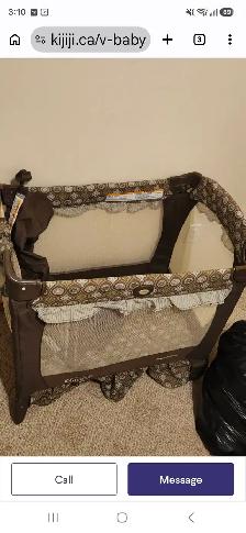 Graco play pen crib for sale!