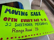 Moving Garage Sale