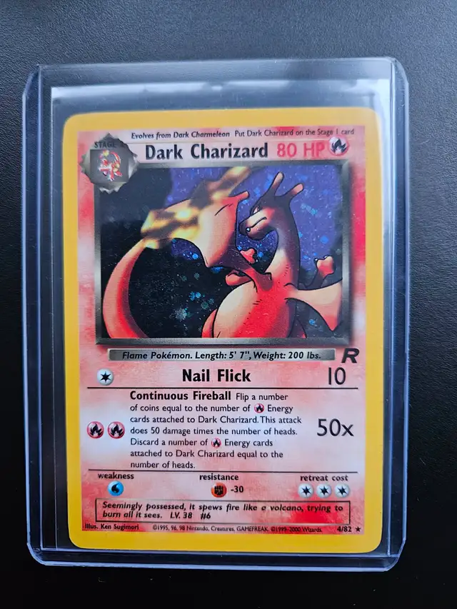 Dark Charizard - 4/82 - Pokemon Team Rocket Holo LP