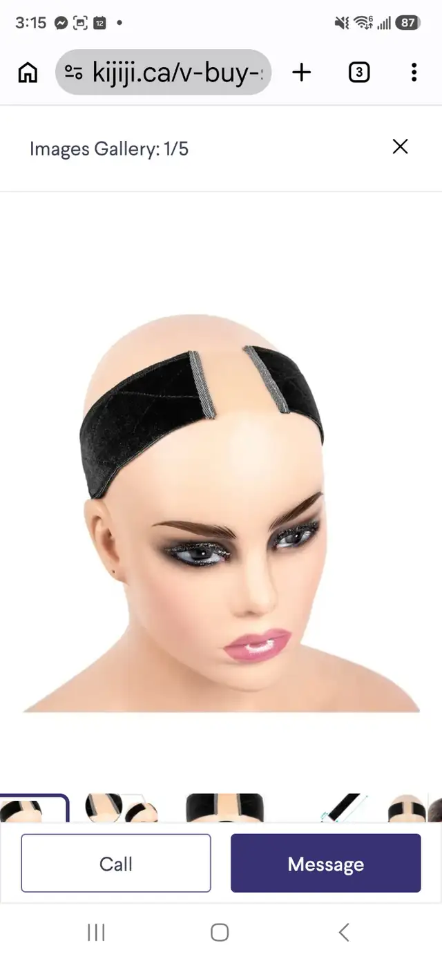 GEX Lace Velvet Wig Grip Band for Lace Wigs