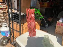 SCULPTURE, ÉLÉPHANT ET POISSON - Photo 2