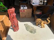 SCULPTURE, ÉLÉPHANT ET POISSON - Photo 5