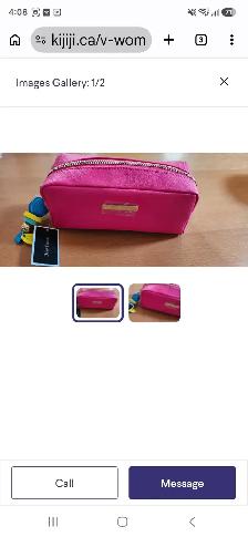 Juicy Couture pink makeup bag for sale! - Photo 2