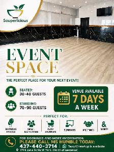 Souperlicious Event Space For RENT