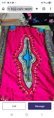 African variety dresses for Sale! One size fits all!
