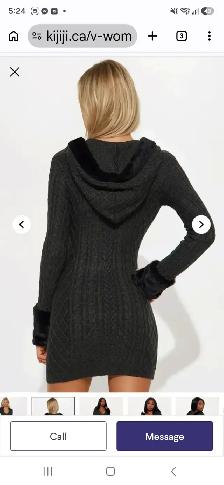 Brand NEW Fashion Nova Fur Sweater Fits Size XL to 2X - Photo 2