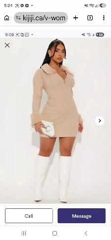 Brand NEW Fashion Nova Fur Sweater Fits Size XL to 2X - Photo 4