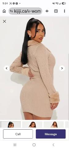 Brand NEW Fashion Nova Fur Sweater Fits Size XL to 2X - Photo 5